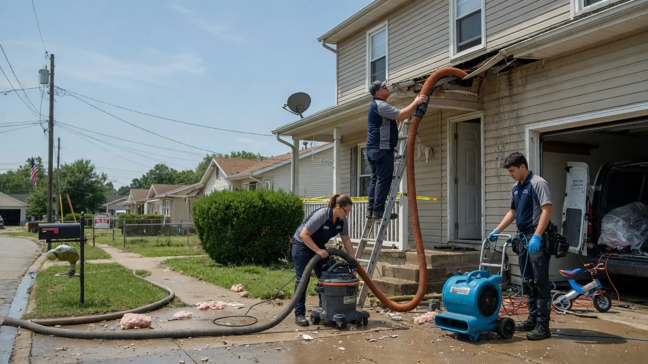 Water Damage Restoration in Mount Auburn, IL near me